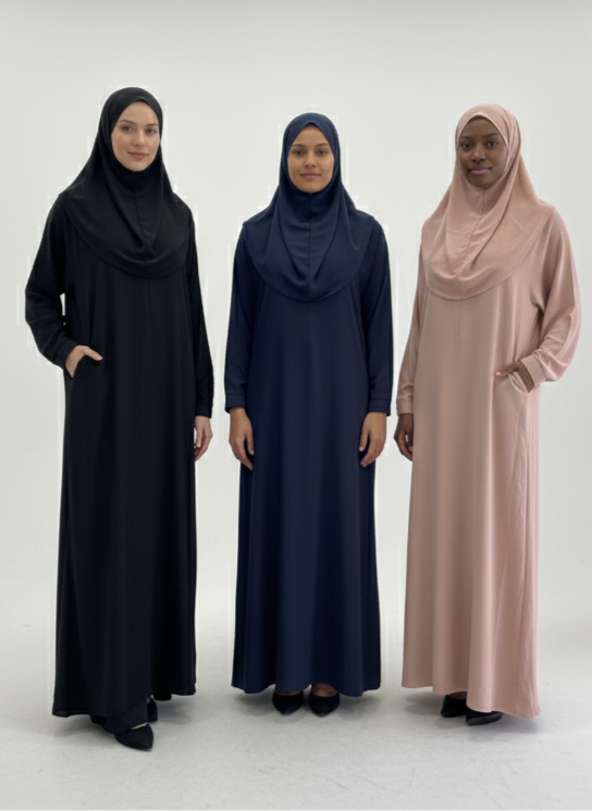 Breathable Zipper Abaya