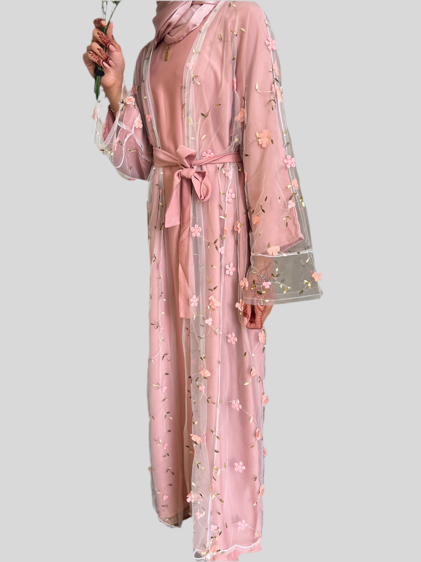 The Bloom abaya set