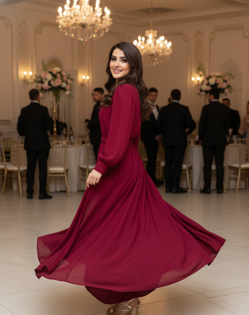 The Ruby Charm Maxi Dress