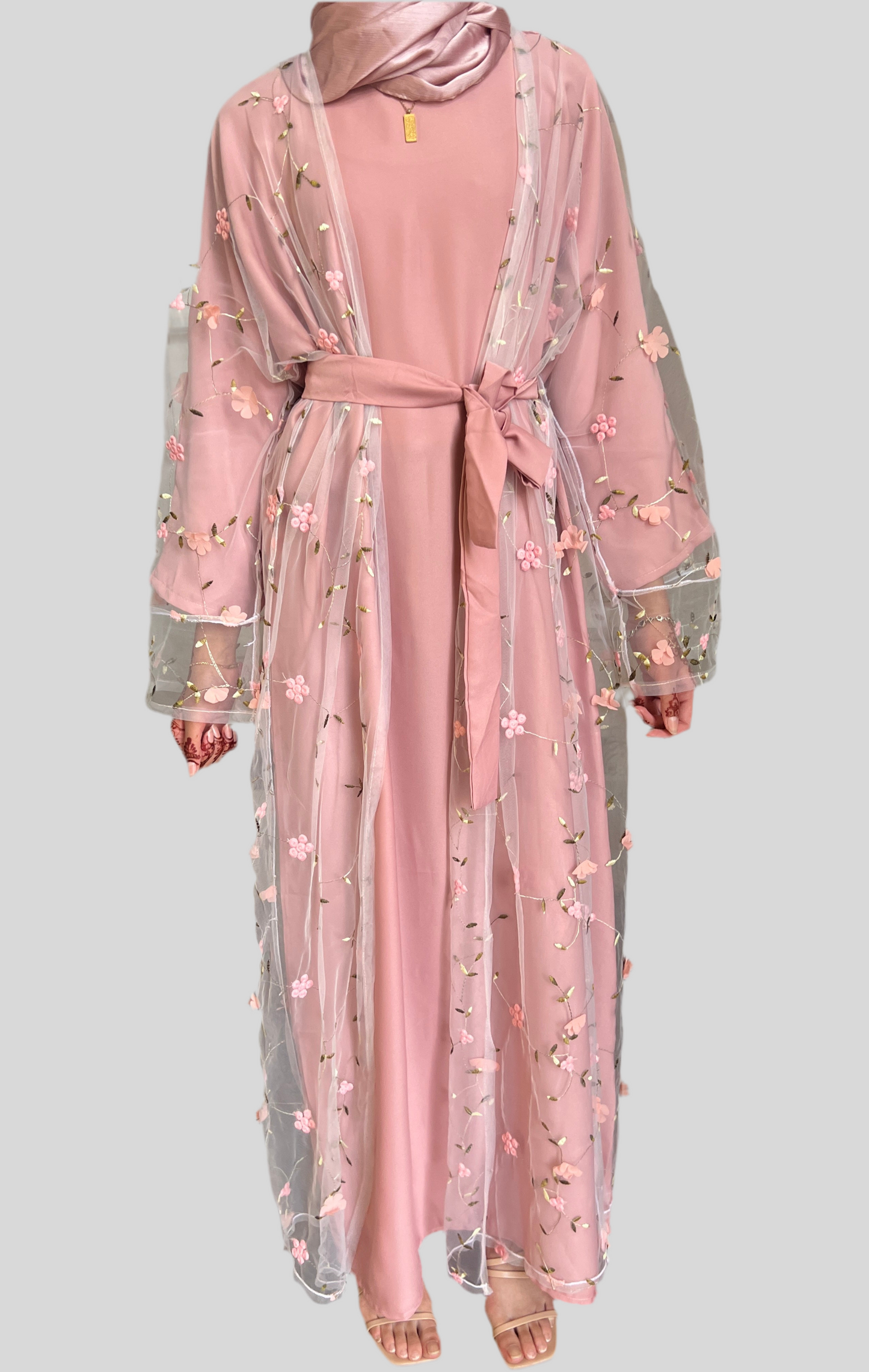The Bloom abaya set