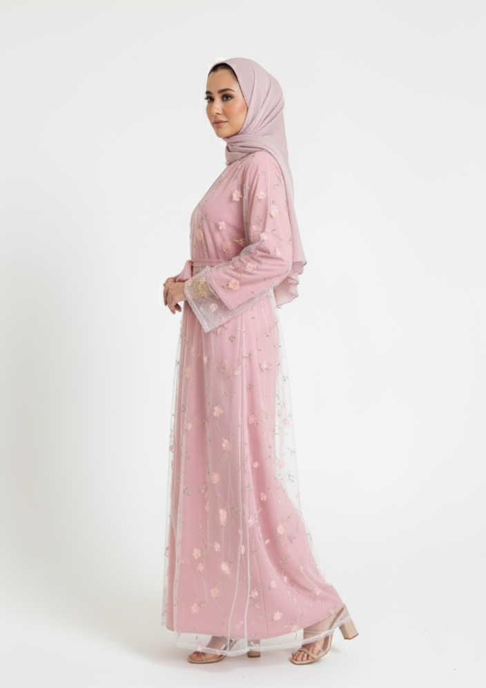The Bloom abaya set