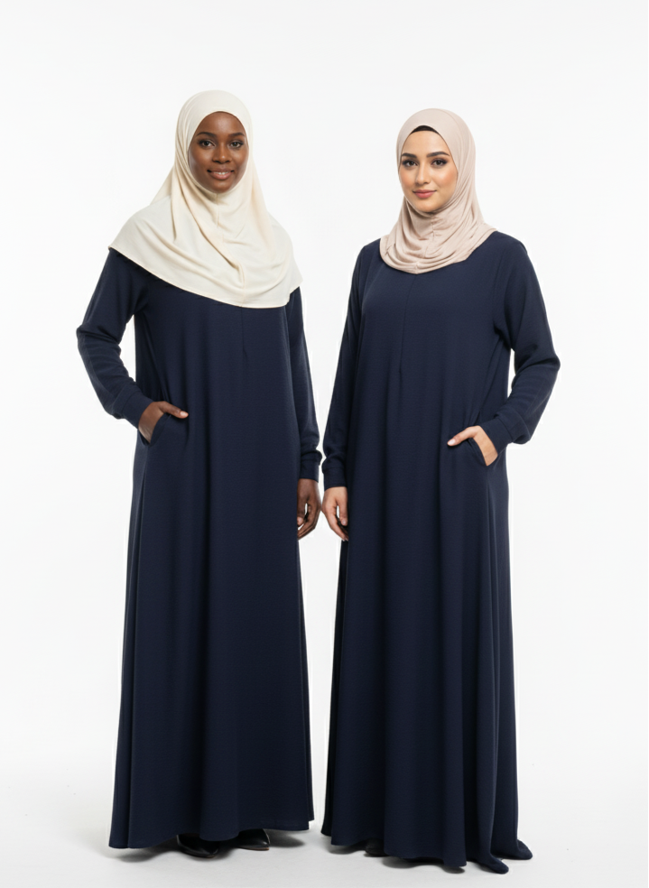 Breathable Zipper Abaya