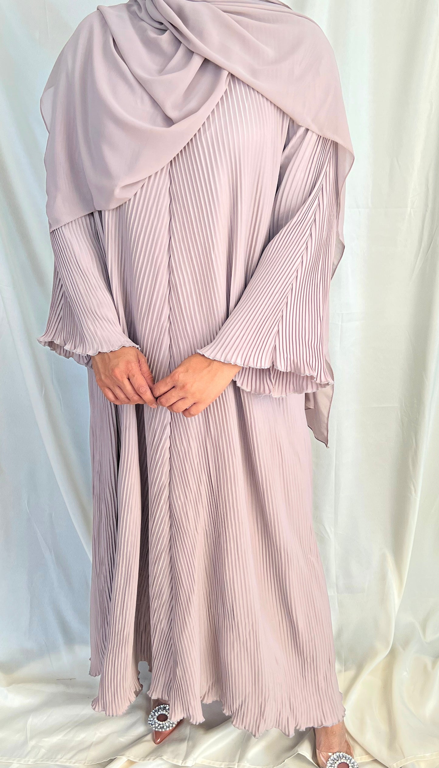 Layan pleated abayas