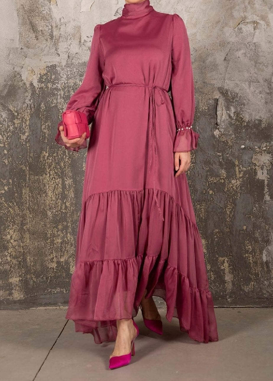 Evening Chiffon High-Low Gown