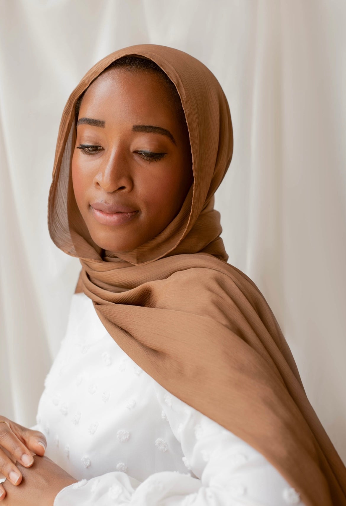 Crinkle Silk Hijab