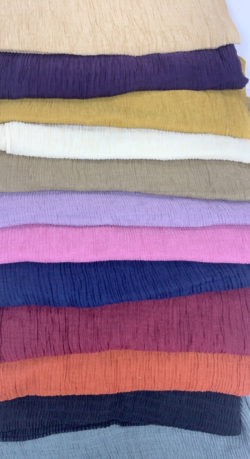 Crinkle Cotton Hijab