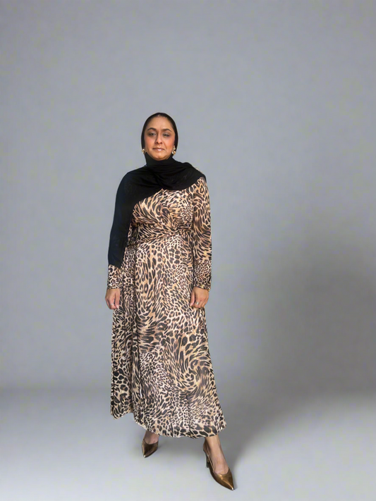 The Signature Leopard Maxi dress