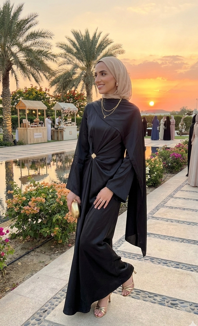 The Aloura Drape Dress – Modest Now