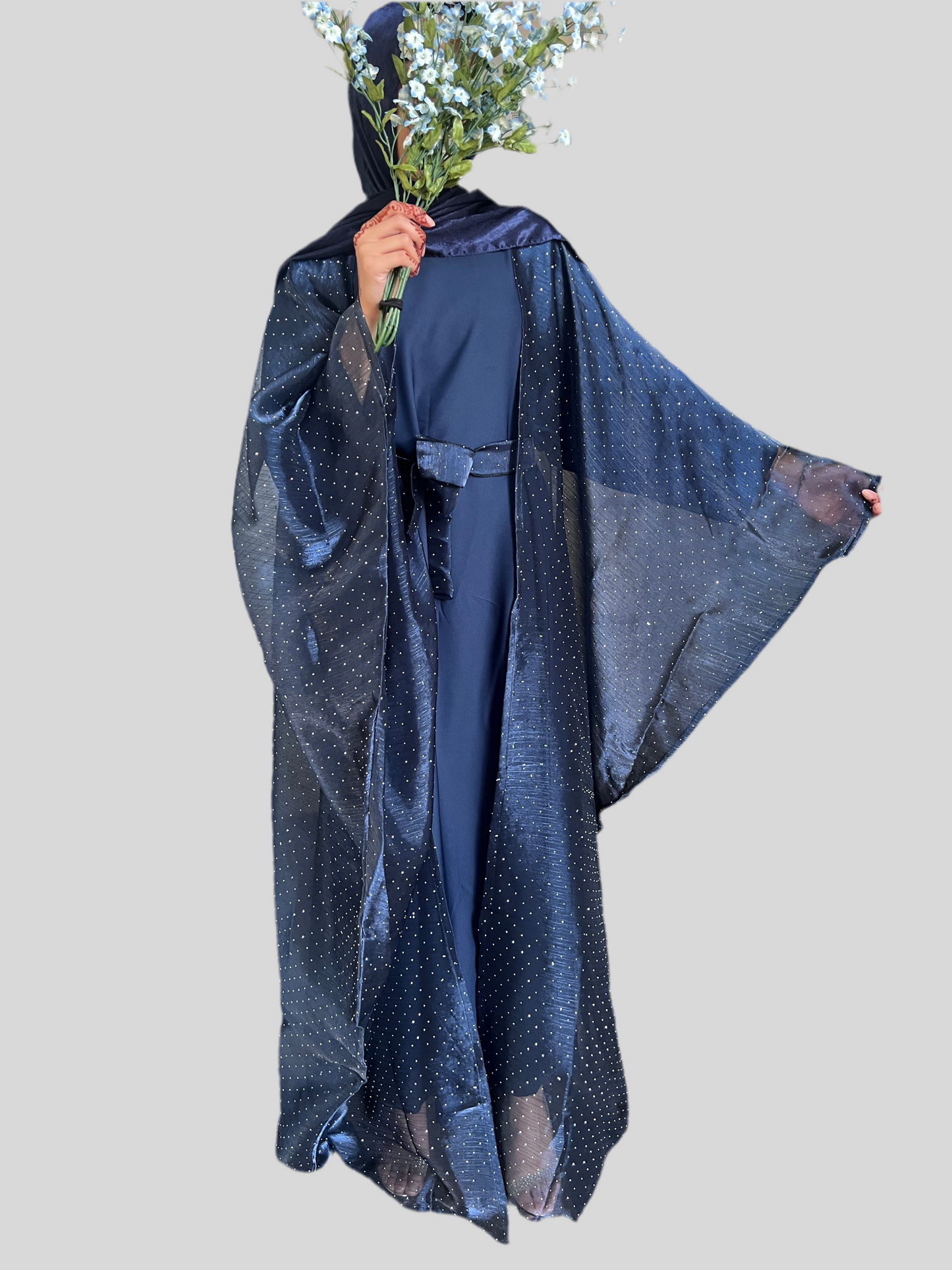 Jazah Organza abaya set