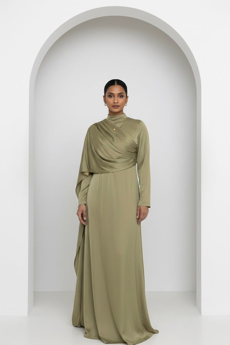 The Safa Drape dress