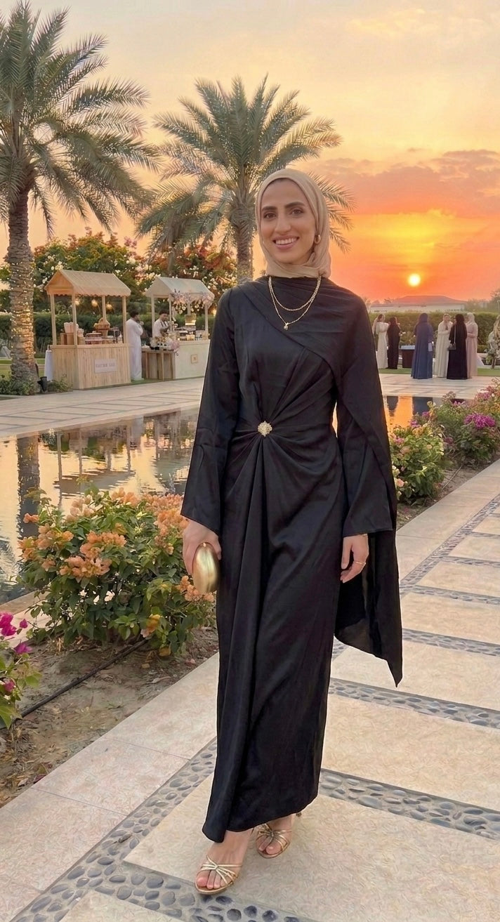 The Aloura Drape Dress