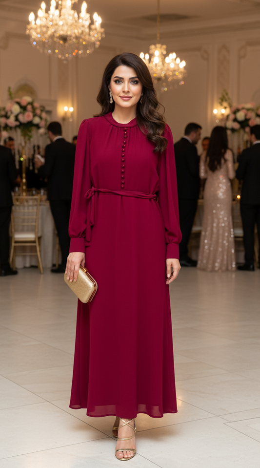 The Ruby Charm Maxi Dress