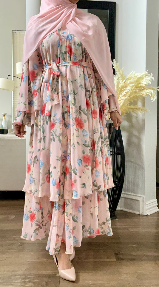 Floral abaya/dress