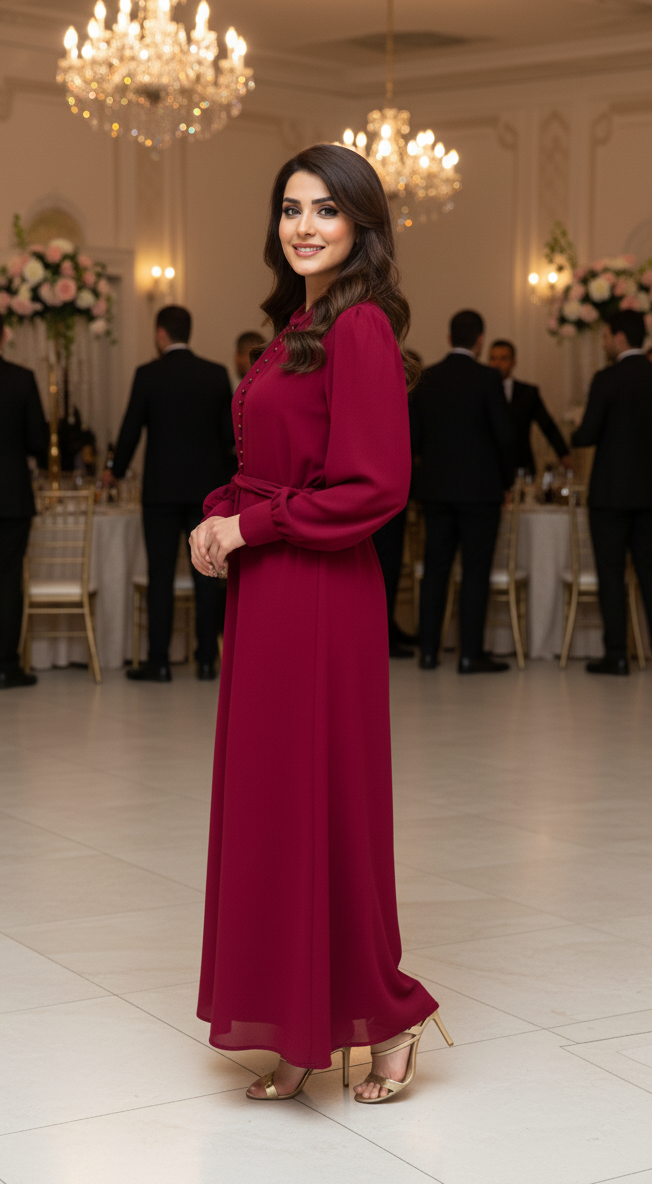 The Ruby Charm Maxi Dress