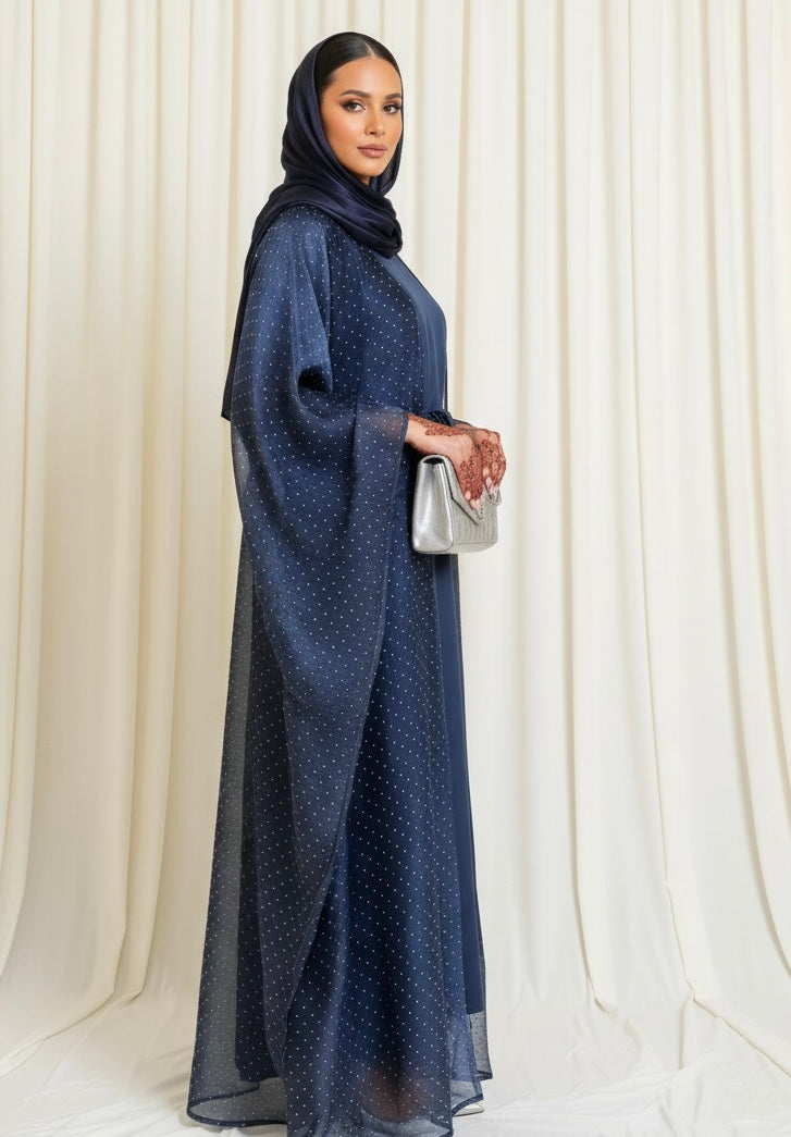 Jazah Organza abaya set
