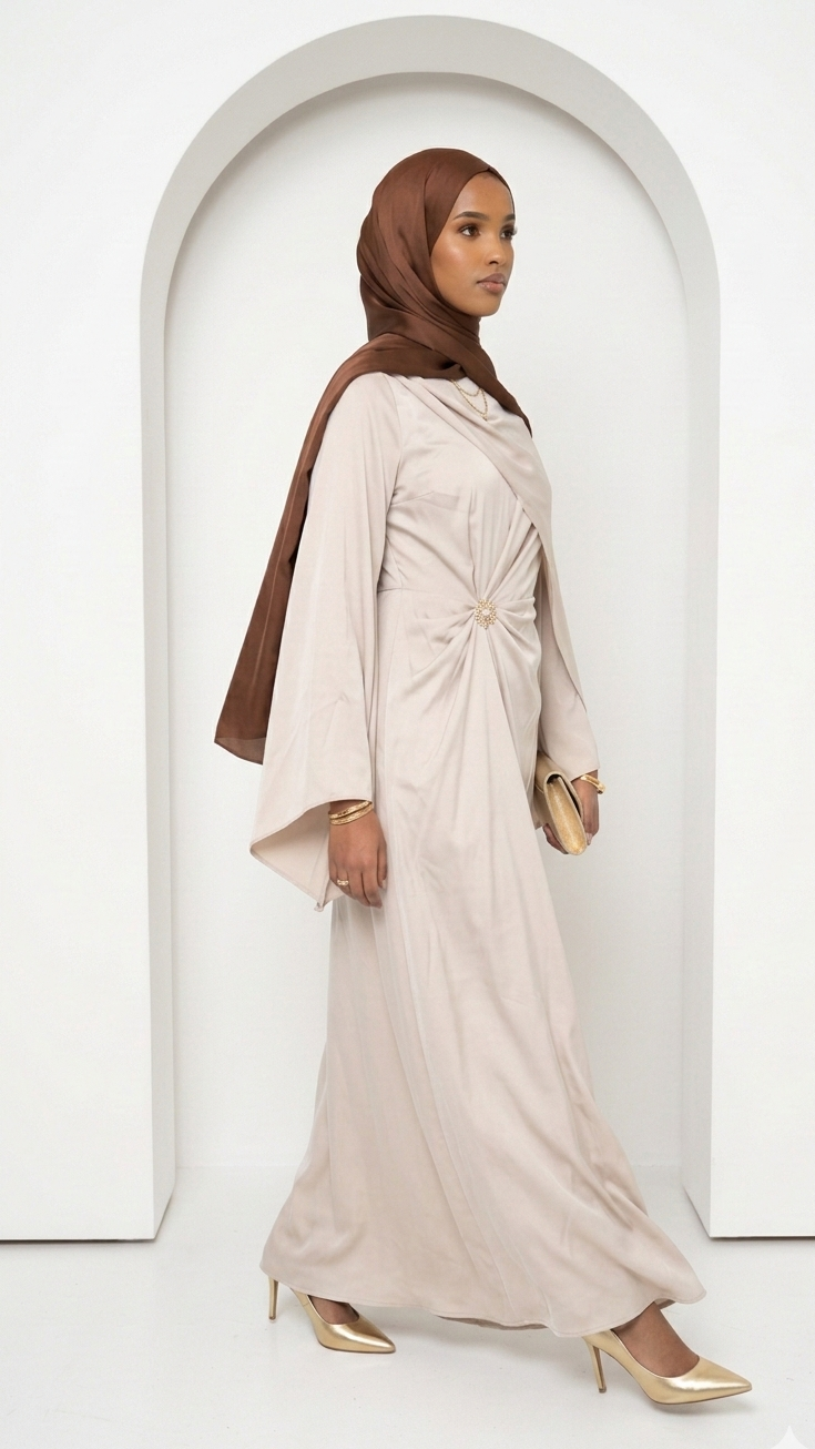 The Aloura Drape Dress
