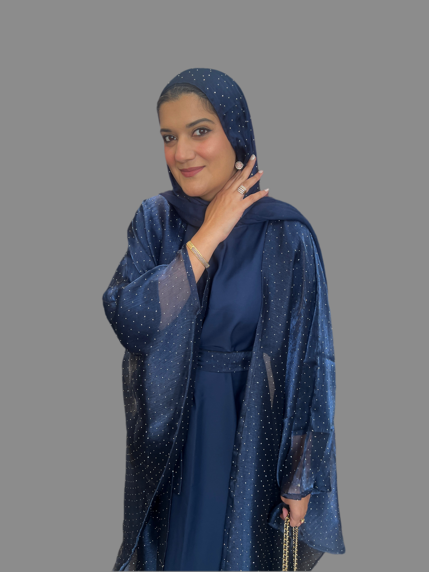 Jazah Organza abaya set