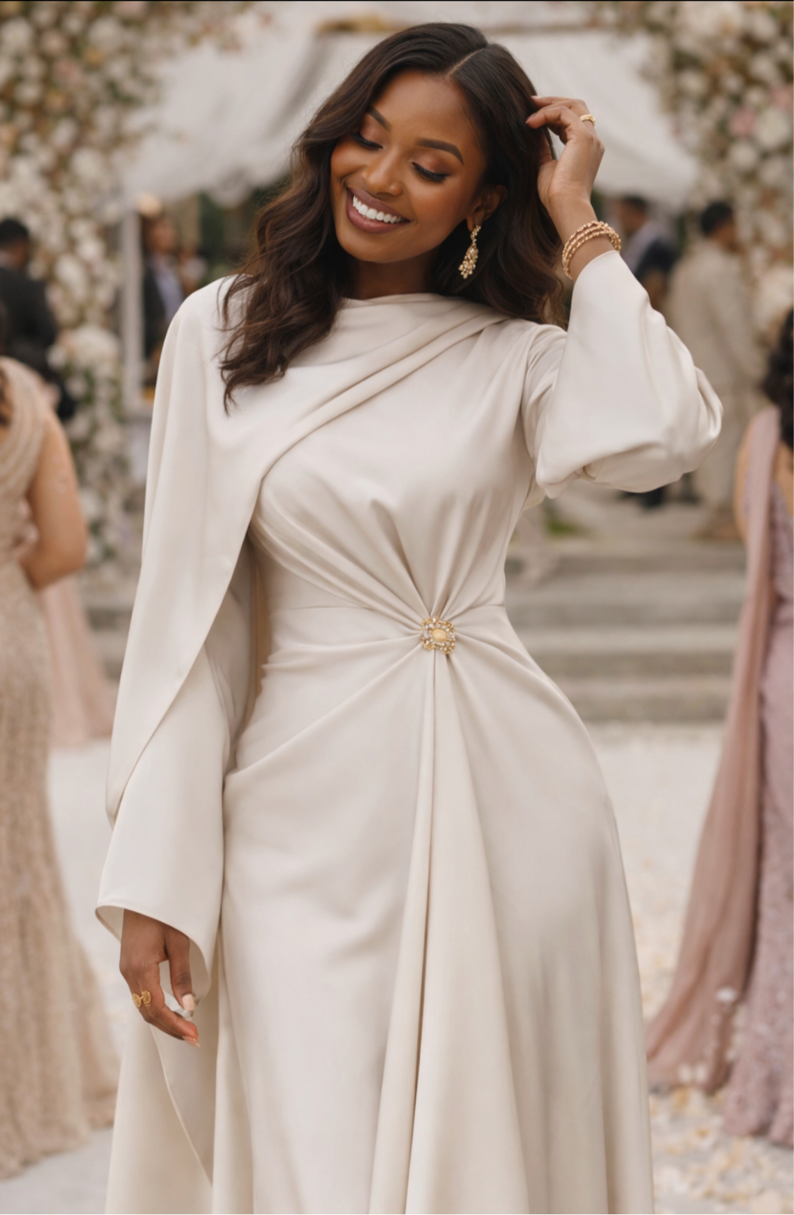 The Aloura Drape Dress