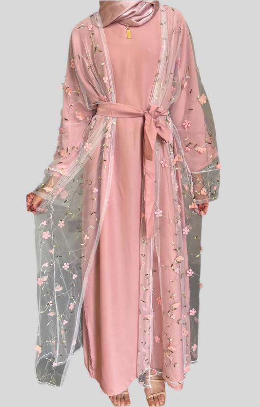 The Bloom abaya set
