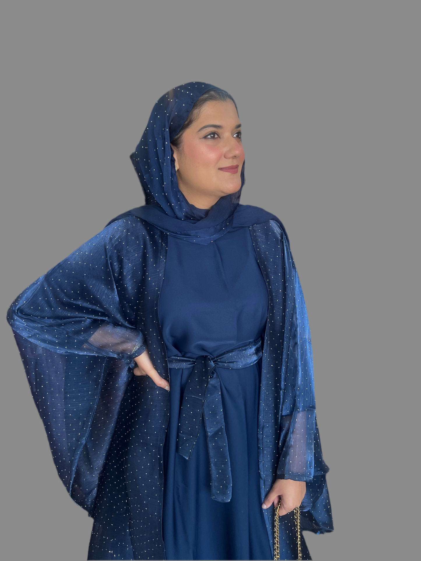 Jazah Organza abaya set