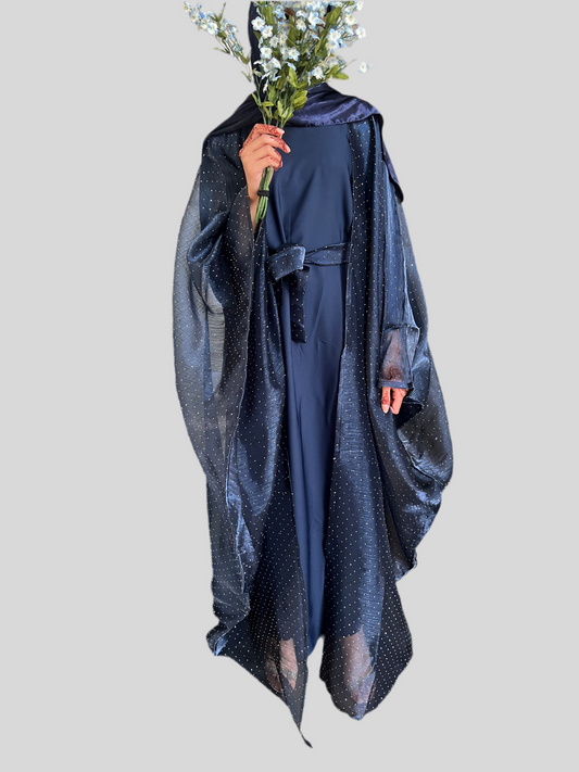 Jazah Organza abaya set