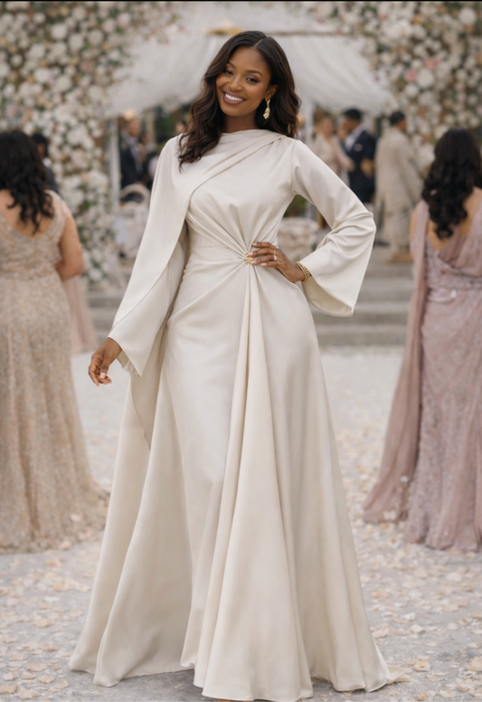 The Aloura Drape Dress