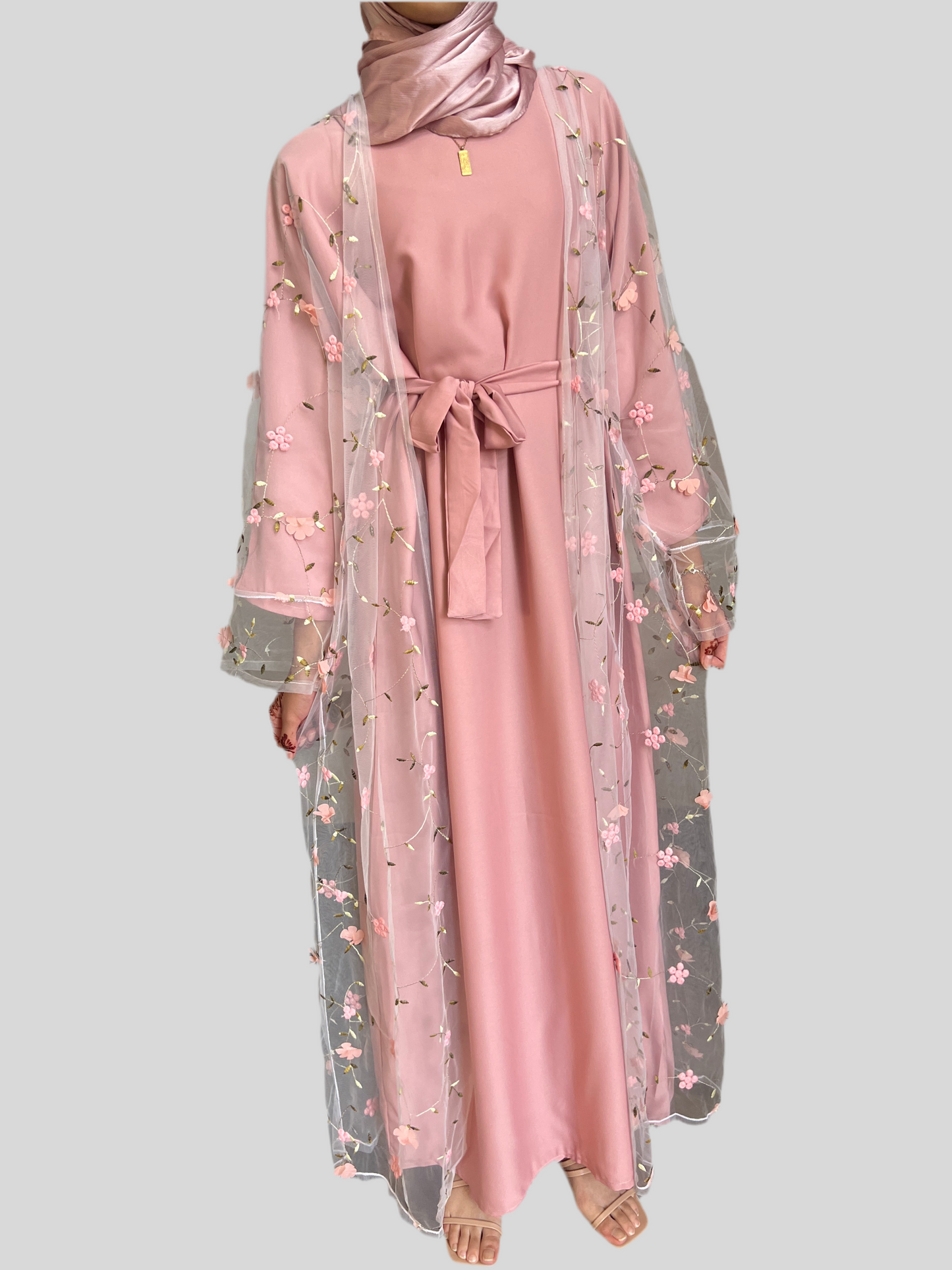 The Bloom abaya set