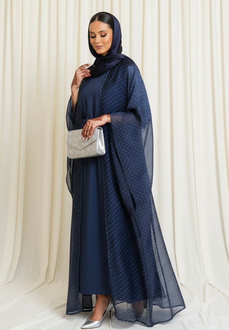 Jazah Organza abaya set