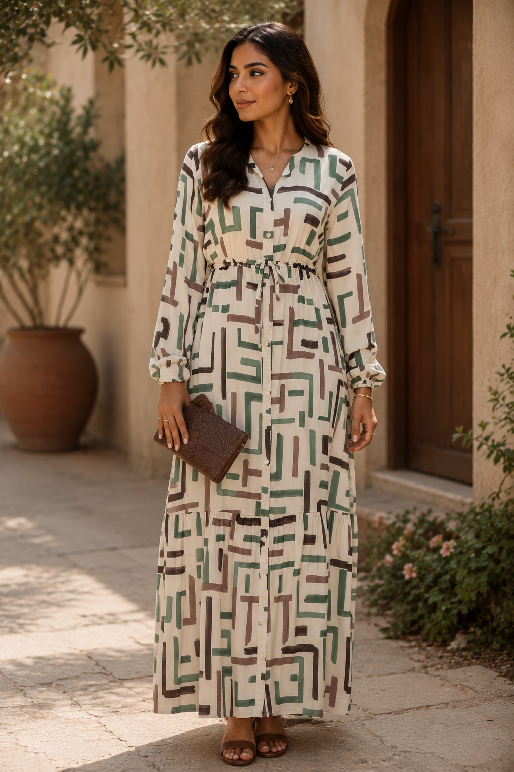 The Wanderlust Geo Dress